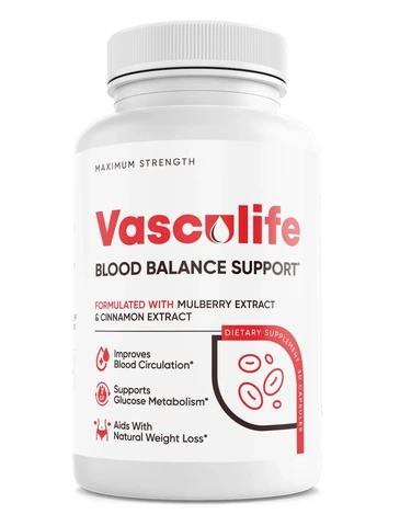 Vasculife Blood Balance Support capsules bottle